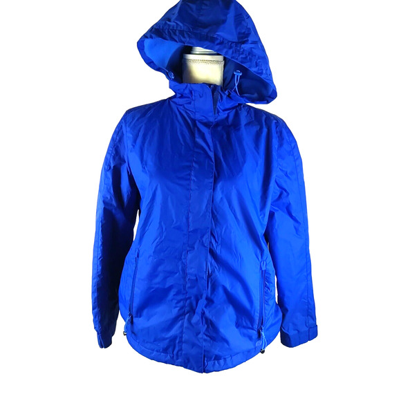 Talbot's Women's Winter Jacket Water Proof Warm Size Medium Blue Lined Hooded - Picture 8 of 10